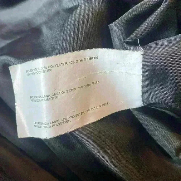 Women’s Nautical wool insulated coat size large - Picture 4 of 4